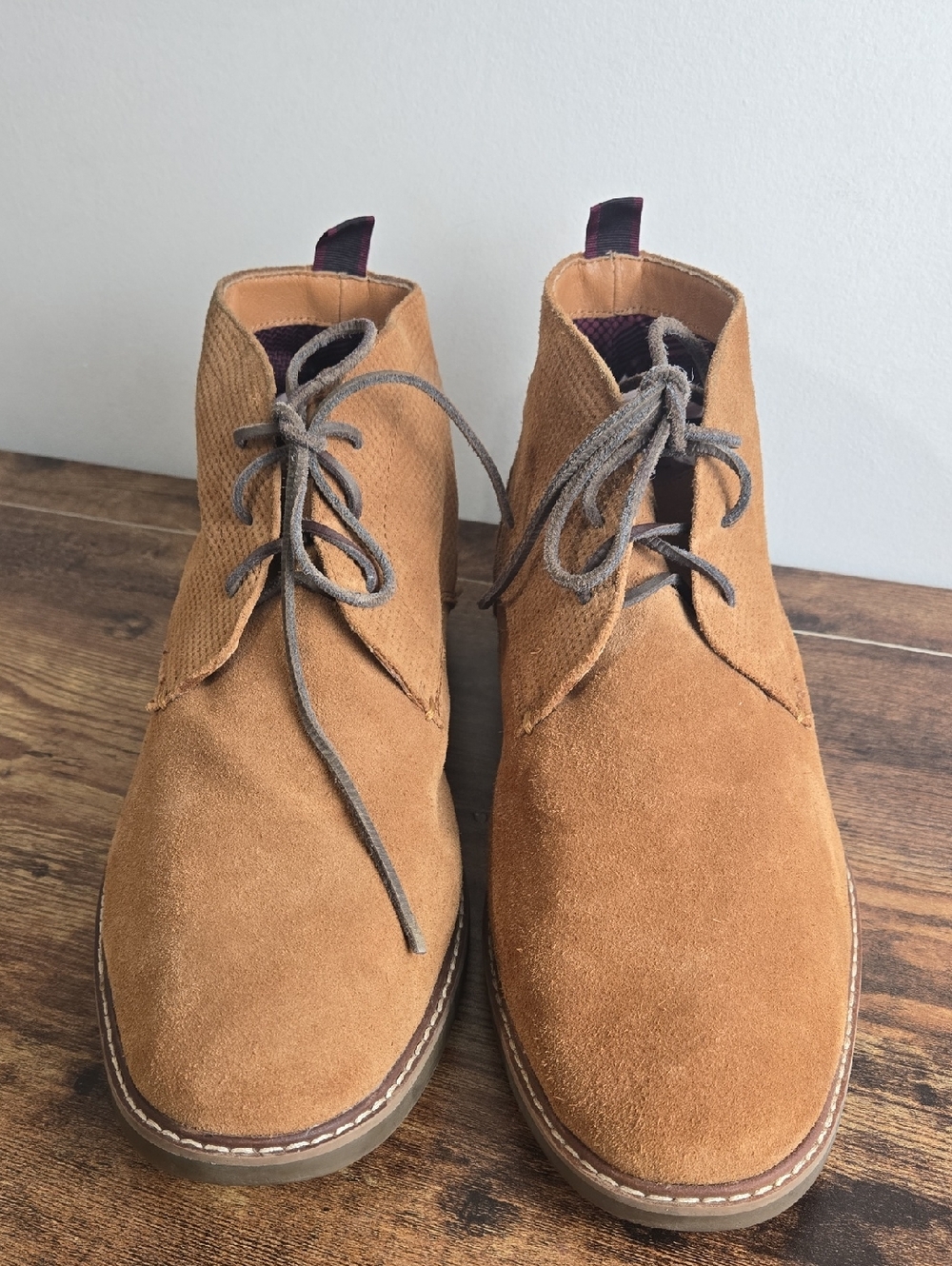 Steve Madden Hardenn Tan Suede Chukka Boots Sz 15 Classic Business Casual